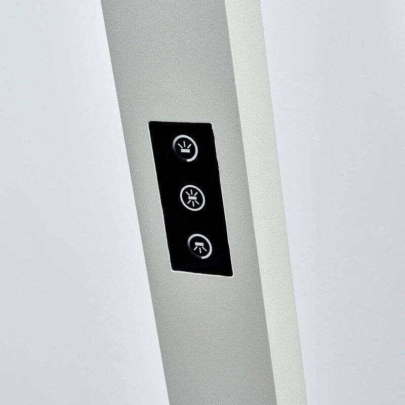 Arcchio Stehlampe Büroleuchte LED silber Jolinda Touch Dimmer Sensor Aluminium - 4251096542417
