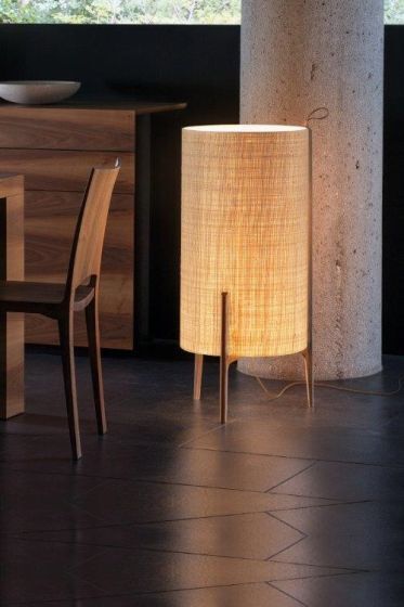 Carpyen Stehlampe Stehleuchte Greta Naturfaser Eichenholz Lampe SIEHE TEXT/FOTO - 8435579807033