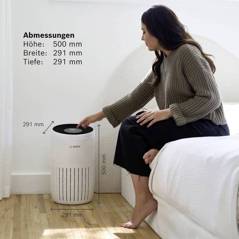 Bosch Home Comfort 7733701943 Air 4000 Luftreiniger 62 m² Weiß Schwarz Lüfter - 4062321594749