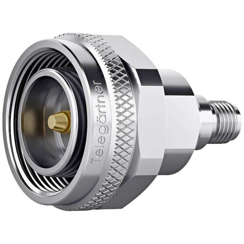 Telegärtner Adapter Verbindung Koaxialstecker 4.3-10 - 3,5 Stecker Buchse - 4018359545796