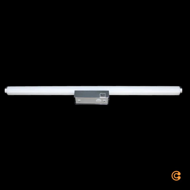 Leuchte Lampe Badleuchte Spiegelbeleuchtung LED 800 mm Silber Weiß IP44 - 4251096535101