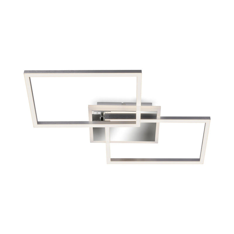 Briloner LED-Deckenlampe Frame Deckenlampe Deckenlicht 2-flammig LED aluminium - 4002707402909