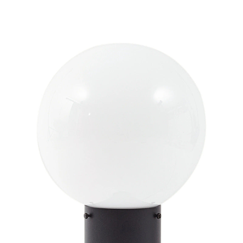 Lindby Wegeleuchte außen Dangan H 90cm Glas Metall Außenbeleuchtung weiß - 4251911798937