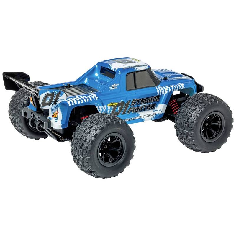 1:10 XS Stadium Fighter RTR blau Carson Modellsport Truggy 4WD 40 km/h - 4005299013201