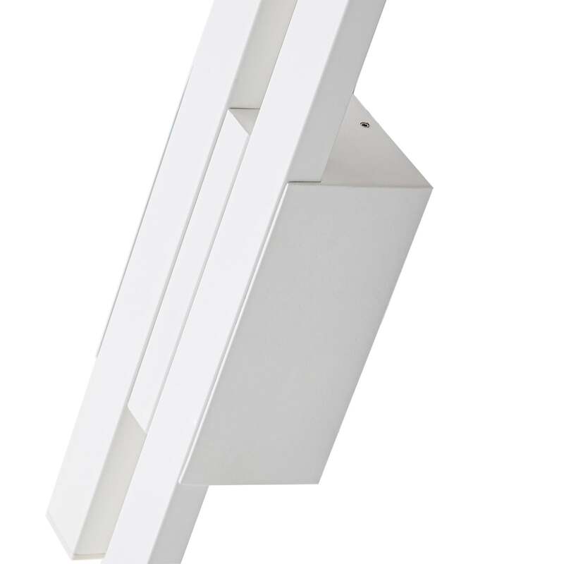 Lindby Außenwandleuchte Sakari LED Gartenlampe Wandleuchte weiß Aluminium 59cm - 4255830907531