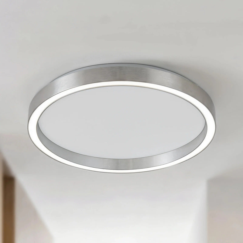 Lucande Deckenleuchte Rotundo LED dimmbar Lampe Leuchte alu Ø40cm 3000K - 4255830912382