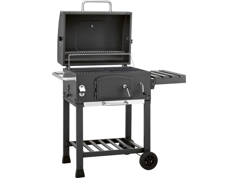 Jamestown Holzkohle-Grillwagen Jaxon Grillwagen mit Deckelthermometer schwarz - 4007876511773