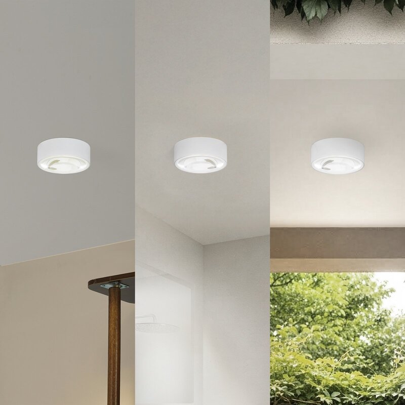 Lindby LED-Downlight Siaka weiß IP65 800 lm 2700 K 10,5 cm Ø 5 cm - 4255830900129