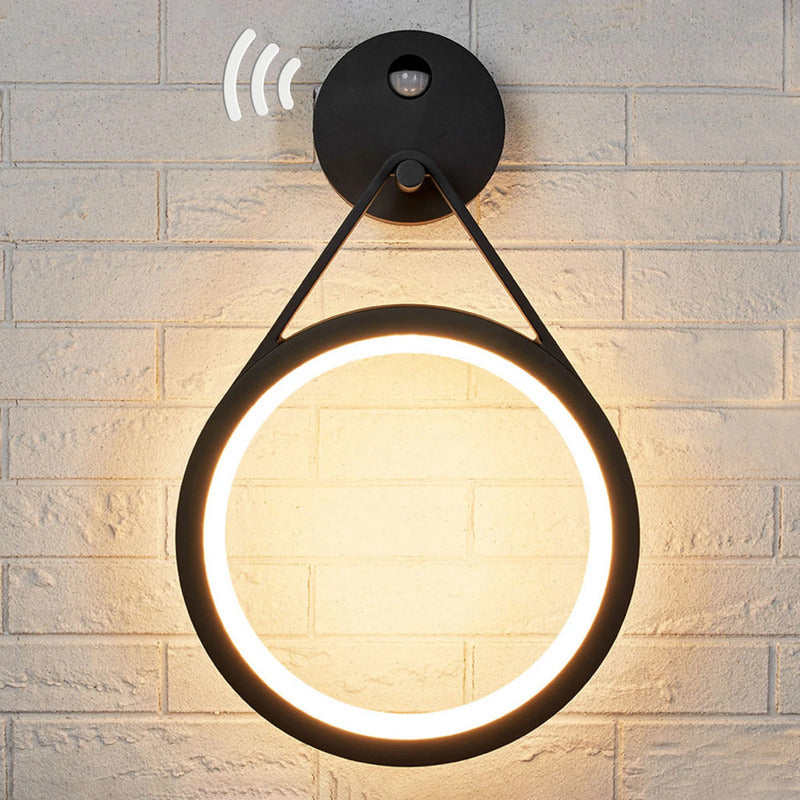 Lucande Außenwandleuchte LED Mirco mit Bewegungsmelder graphit 30x48,3cm IP54 - 4251096548570