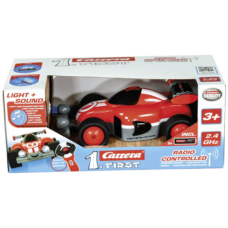 Carrera FIRST RC Racer 2,4GHz 1:18 Elektro Modellauto für Kinder ab 3 Jahren - 9003150140702
