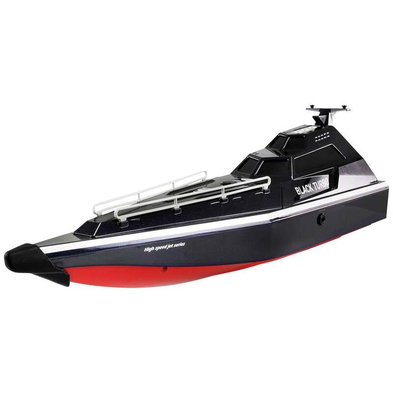 Amewi Black Turbo Speedboot Jetantrieb 420 RC Motorboot bis 28 km/h - 4262408975199