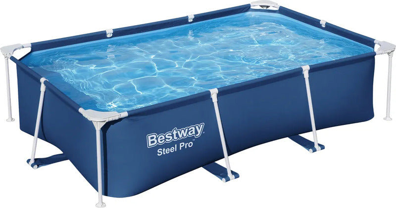 Bestway Steel Pro Frame Pool 259x170x61cm dunkelblau eckig ohne Pumpe - 6941607327982