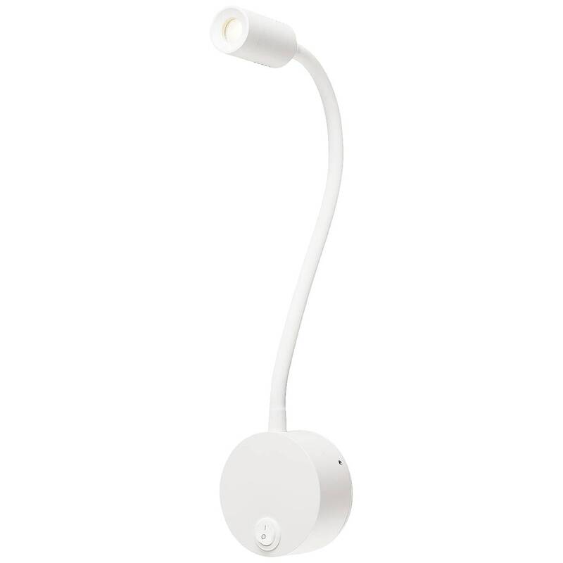 SLV Klemmleuchte Leuchte LED Flexlampe fest eingebaut weiss Aluminium 1x1.9W - 4024163223058