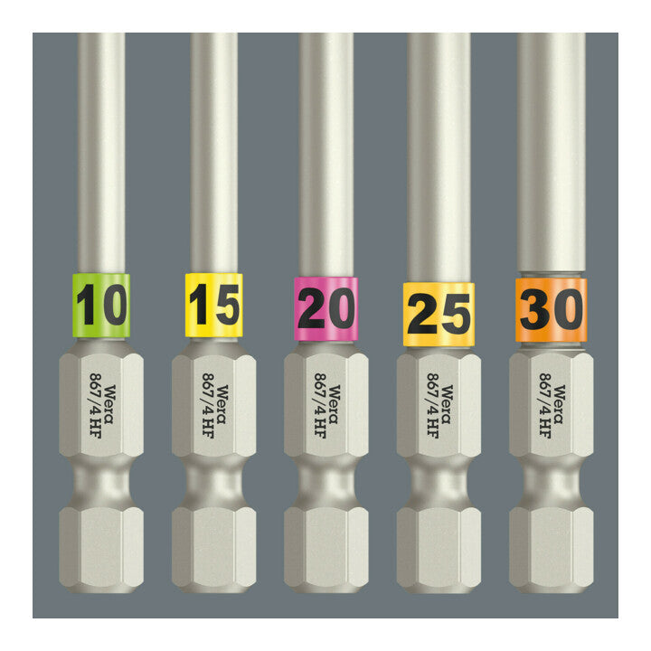 Wera Bit mit Haltefunktion Schrauberbit Torx TX Innen TX Werkzeugfinder 8 STÜCK - 4013288226754