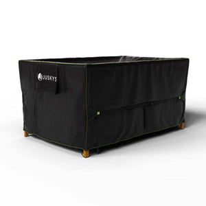 B-Ware Abdeckplane wasserdicht Schutzhülle für Gartenmöbel 160x100x75 cm schwarz