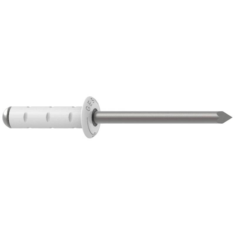 GESIPA Mehrbereichsblindniete Edelstahl Aluminium 500 St. Klemmbereich 0.5-6.5mm - 4007081929134