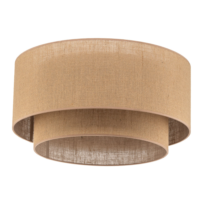 Euluna Deckenleuchte Boho LED Lampe Leuchte dimmbar braun Ø60cm 3-flammig 32cm - 5903689183031