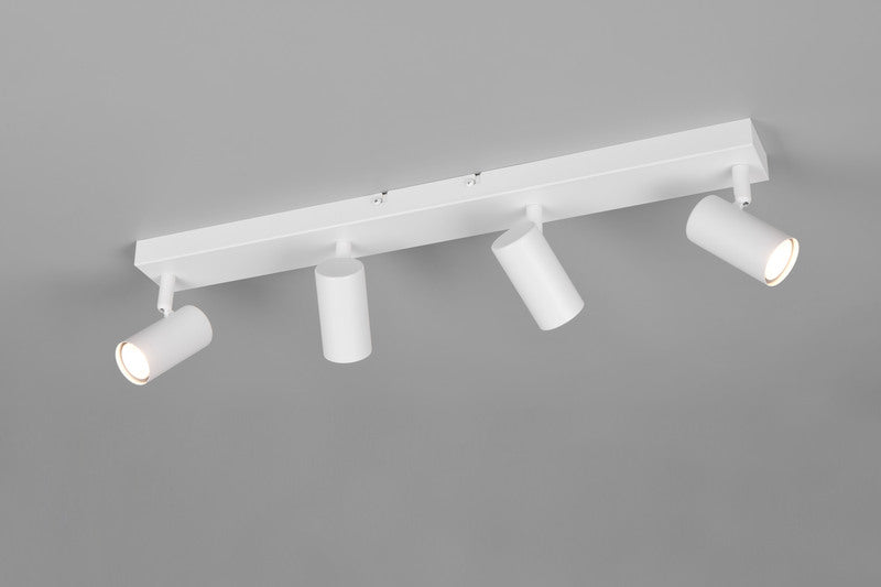 Trio Wandleuchte Deckenleuchte TARYN Leuchte Spot Weiß Metall 4-flammig GU10 LED - 4017807685640