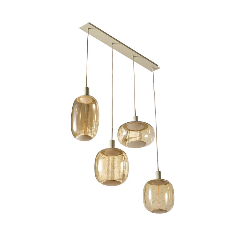 OSRAM DECOR Needle Pendelleuchte Linear Beige 4xE27 Deckenlampe Lampe Spot - 4058075848542