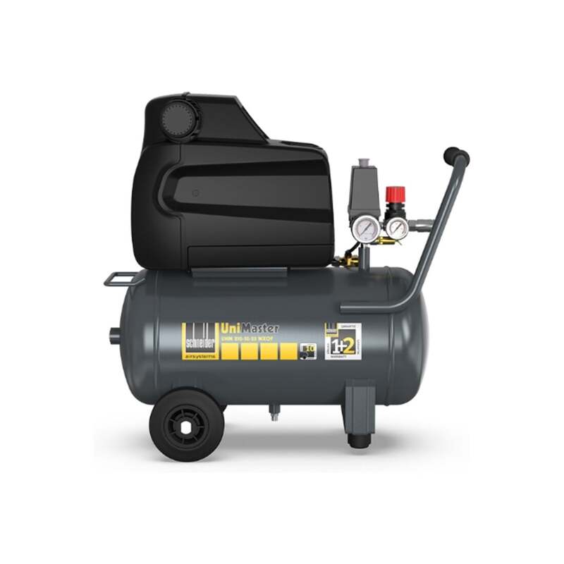 SCHNEIDER Kompressor Verdichter UNM 210-10-25 WXOF ölfrei 24L DEFEKTWARE - 8020119165584