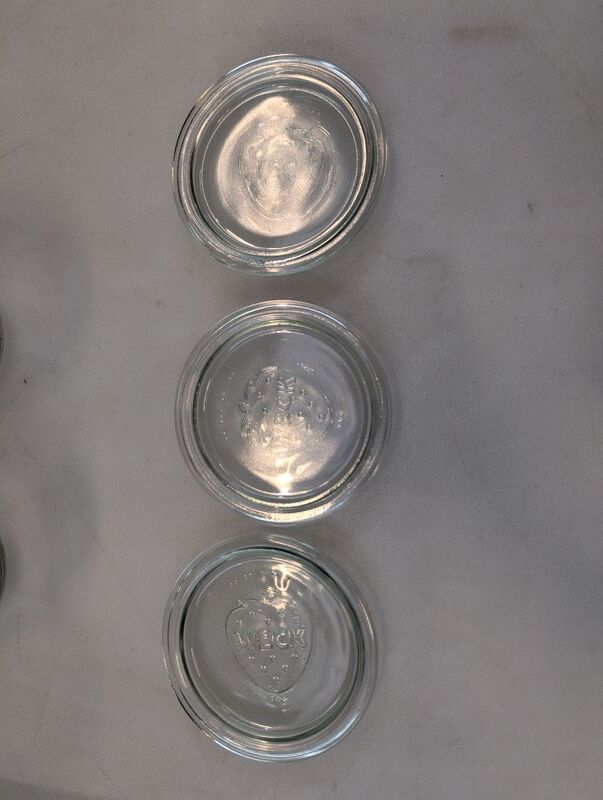 WECK Tulpenform-Glas 1l 6er-Karton ohne Ringe Klammern Glasdeckel Aufbewahrung - 4011162745933