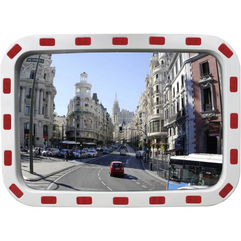 Viso MR3054 Verkehrsspiegel Sicherheit 350 mm x 540 mm Reflektierende Umrandung - 3321369982965