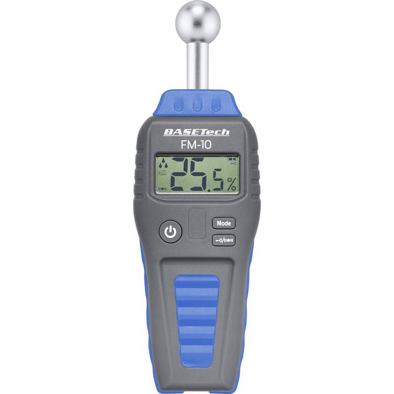 Basetech Materialfeuchtemessgerät FM-10 Holzfeuchtigkeit Baufeuchtigkeit - 4053199516919