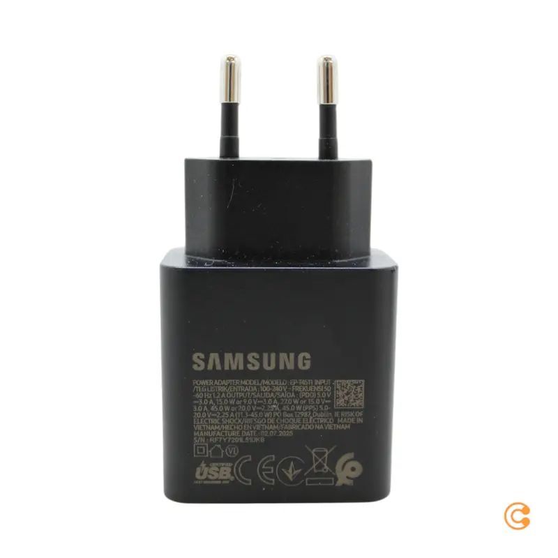 Samsung Ladegerät Adapter Netzteil USB C Schnellladegerät 45W 5A Kabel T4511 - 8806095510002