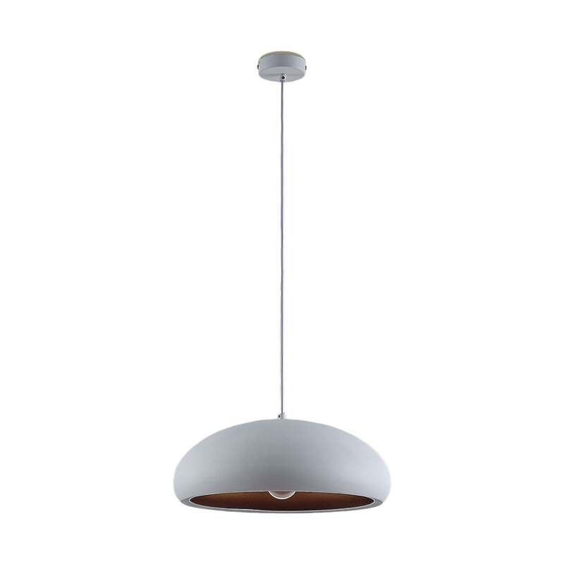 Lindby Pendelleuchte Hängeleuchte Gerwina LED Lampe dimmbar weiß gold Ø40cm - 4251096560640