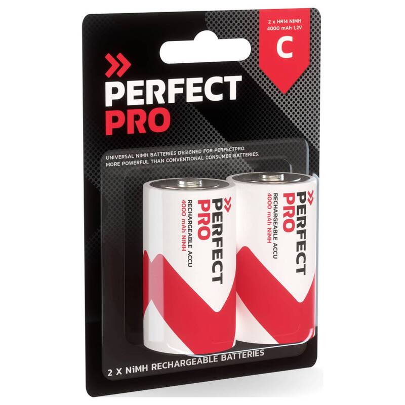 PerfectPro Baby (C)-Akku NiMH 4000 mAh 1.2 V 2 Stück wiederaufladbar HR14 Akku - 8719689465377