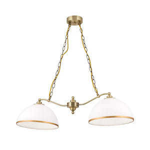 B-Ware Orion Hängeleuchte Old Lamp Hängelampe Leuchte Lampe mit Kettenabhängung 2-flg.