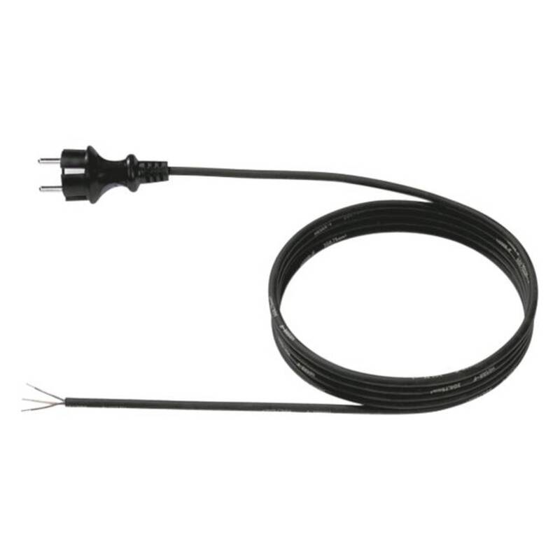 Bachmann Stromkabel Zuleitung  Kabel H07RN-F 3G1,0 Schwarz 5 m 4 STÜCK - 4016514002740