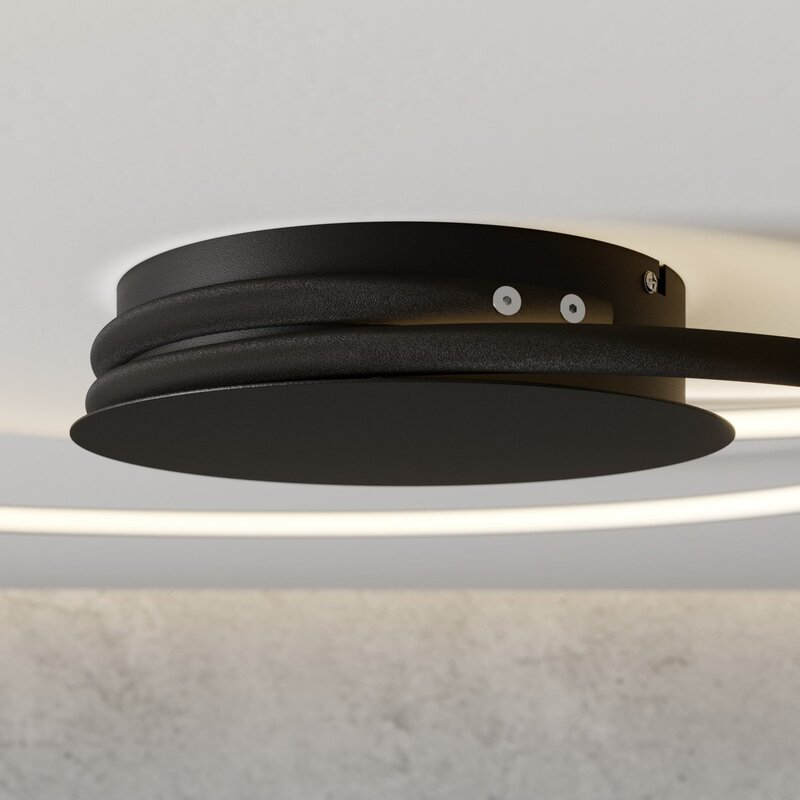 Lindby Joline LED-Deckenlampe Deckenleuchte Hängelampe Lampe LED 28W schwarz260 - 4251096564044