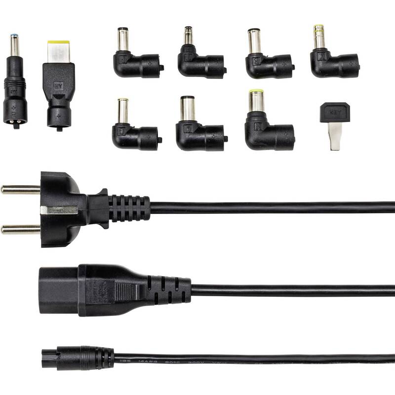 Voltcraft Notebook-Netzteil NPS-134 USB 134.5W 12-24V regelbar schwarz 189x64mm - 4064161075327