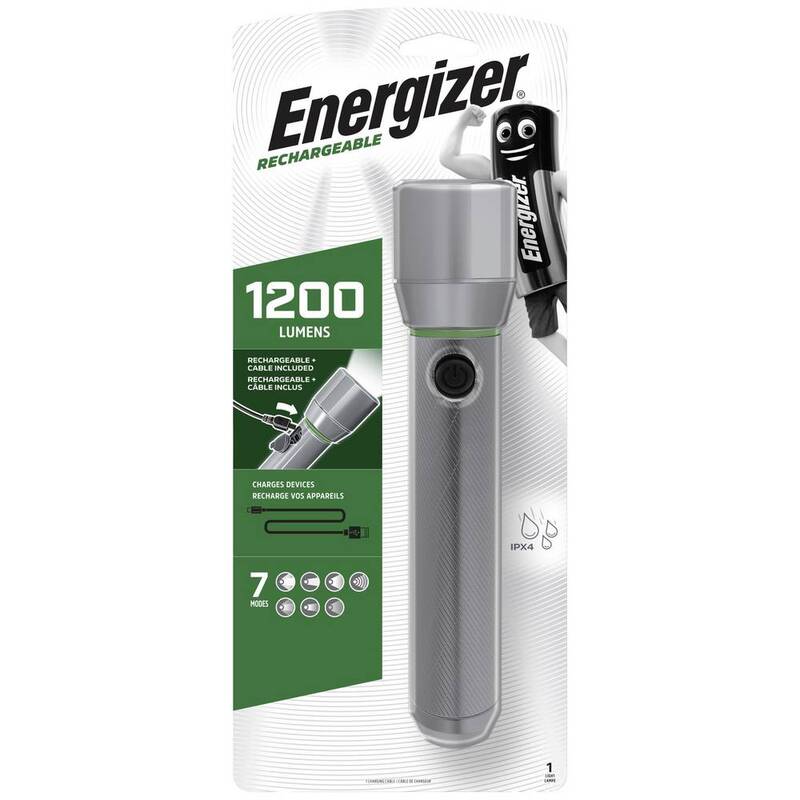 Energizer Taschenlampe LED Vision HD 1200lm akkubetrieben Aluminium silber 374g - 7638900426410