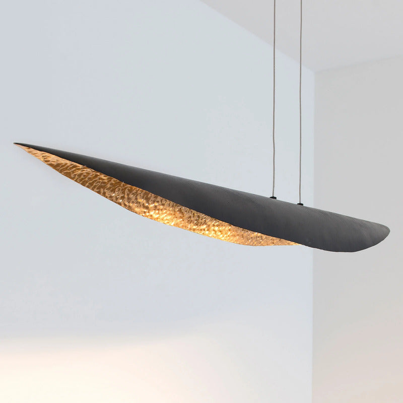 Holländer LED Pendant Light Chiasso, Black-brown/gold - 4250151346168