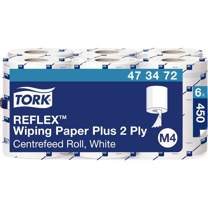 TORK 473472 Reflex Reinigungstücher Papiertücher Putztücher 2 lagig - 3133200063234