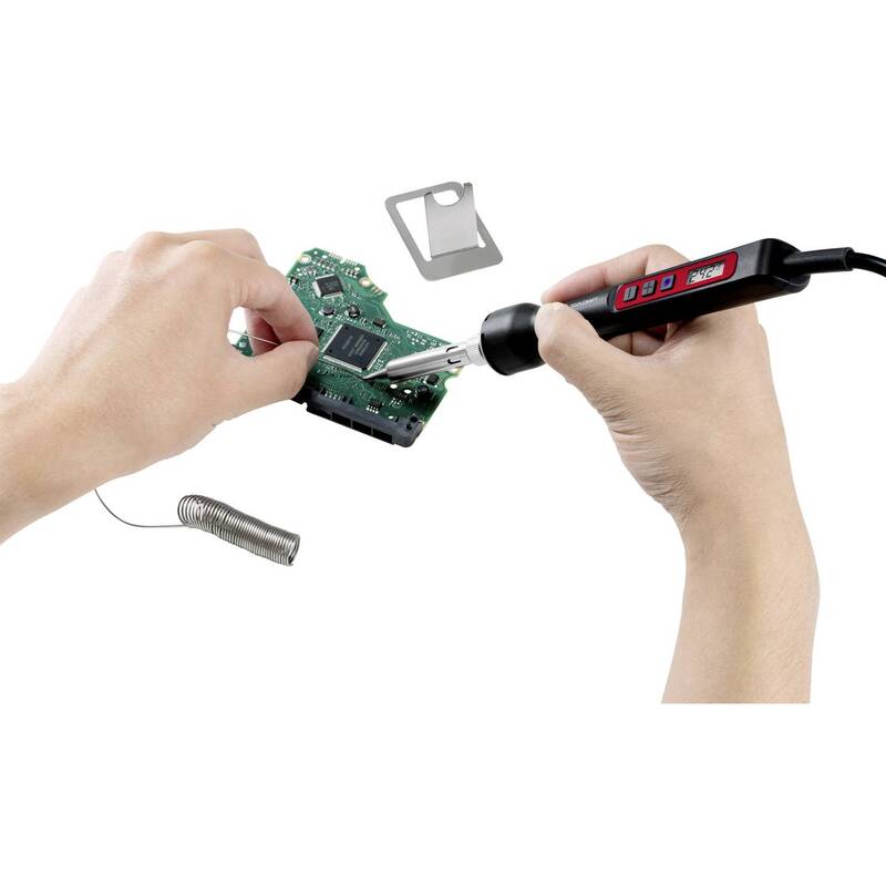 TOOLCRAFT Lötkolben Lötgerät LCD Lötstation Elektronik Reparatur Handgerät - 4053199976720