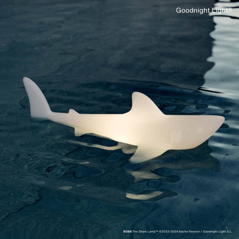 Goodnight Light LED Lampe BOBB the shark schwimmfähig RGBW Gartenleuchte 70x36cm - 8437021584769