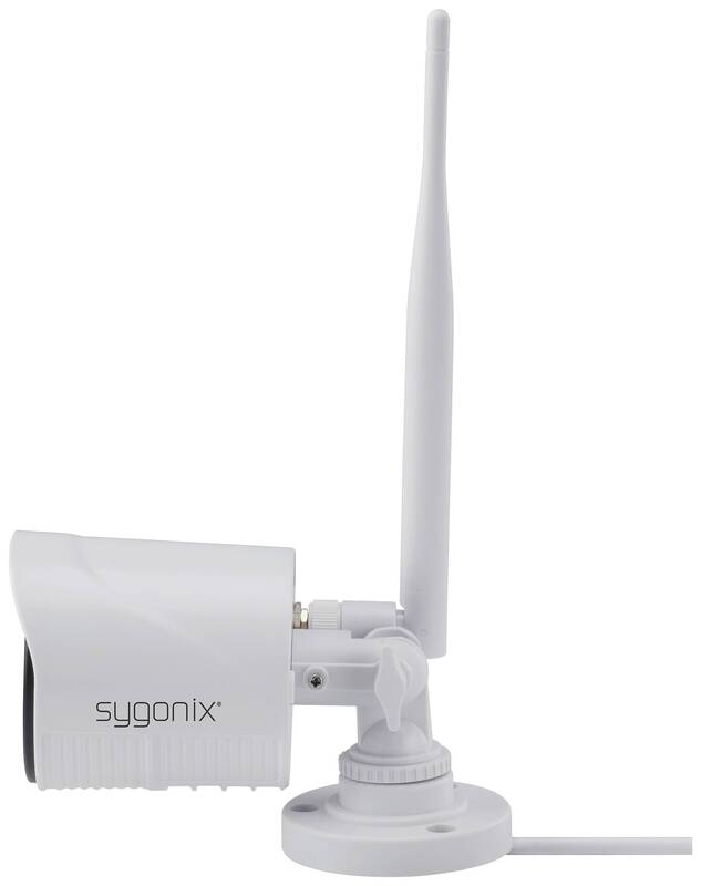 Sygonix Überwachungsset Kamera Funkkamera LCD Monitor IP65 Schwarz 1080p Cam - 4064161326078