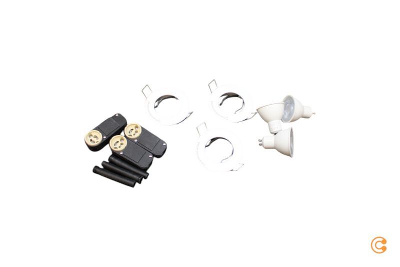 Paulmann 3er Spot Deckenspot Deckenlampe Deckenlicht GU10 Nova IP44 dimmbar weiß - 4000870934784