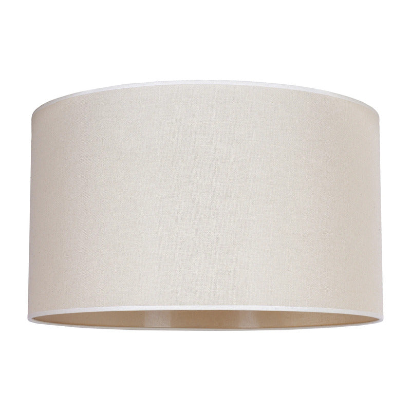 Duolla Lampenschirm Schirm Roller Baumwolle beige Ø 40 cm Höhe 22 cm Ersatz - 5903240292981