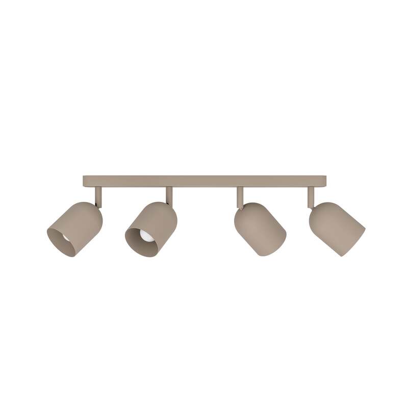 Eglo Deckenstrahler Tilston 4-flammig LED dimmbar Stahl beige 58cm 8x20,6cm - 9008606359745