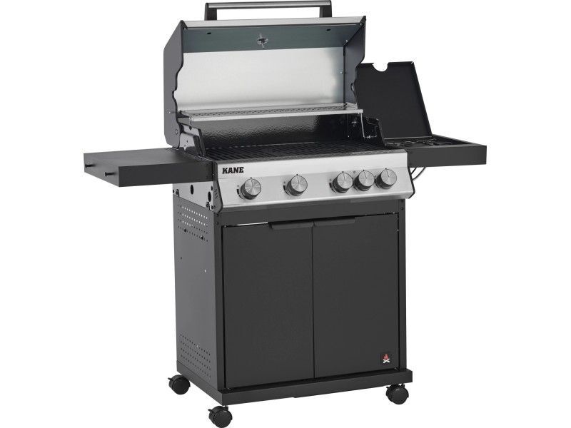 Jamestown-Grill Kane 4 Gasgrill 4-Brenner Seitenkocher 15kW Grillgerät BBQ - 4007873219498