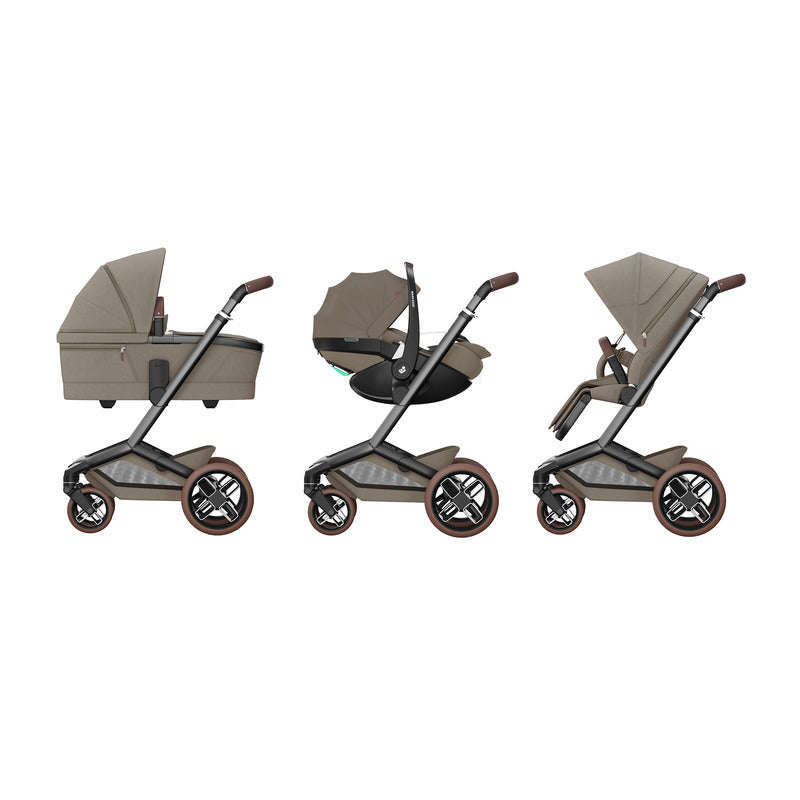 MAXI-COSI Premi Fame Gestell Kombikinderwagen Twillic Truffle Babywagen - 3220660008469