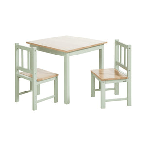 B-Ware Geuther Sitzgruppe Activity Kinderstuhl Tisch Holz grün lackiert kindgerecht Set