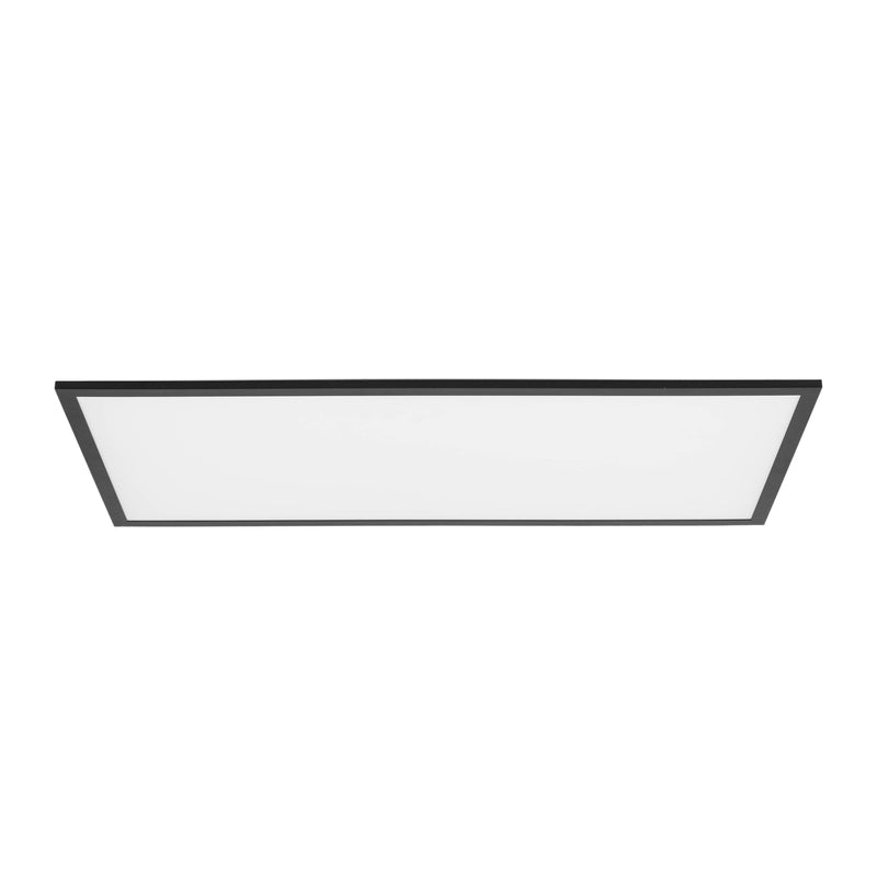 Lindby Deckenleuchte Lamin LED Panel CCT dimmbar Fernbedienung schwarz 80x40cm - 4251911765885