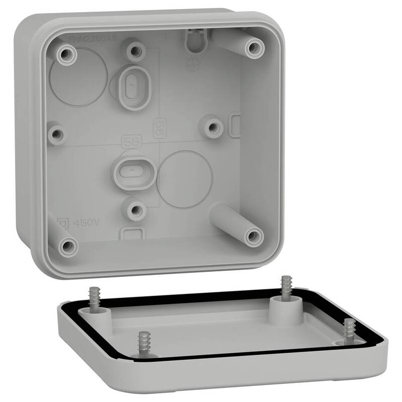 Schneider Electric Gehäuse PanelSeT TBS NSYTBS885 IP66 Lichtgrau 89x89x54mm 5 - 3606480165214
