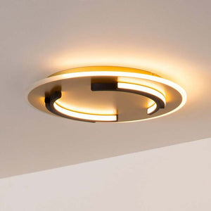 B-Ware Lucide Deckenleuchte Lampe Andreas LED Leuchte gold matt Ø40cm warmweiß 30W