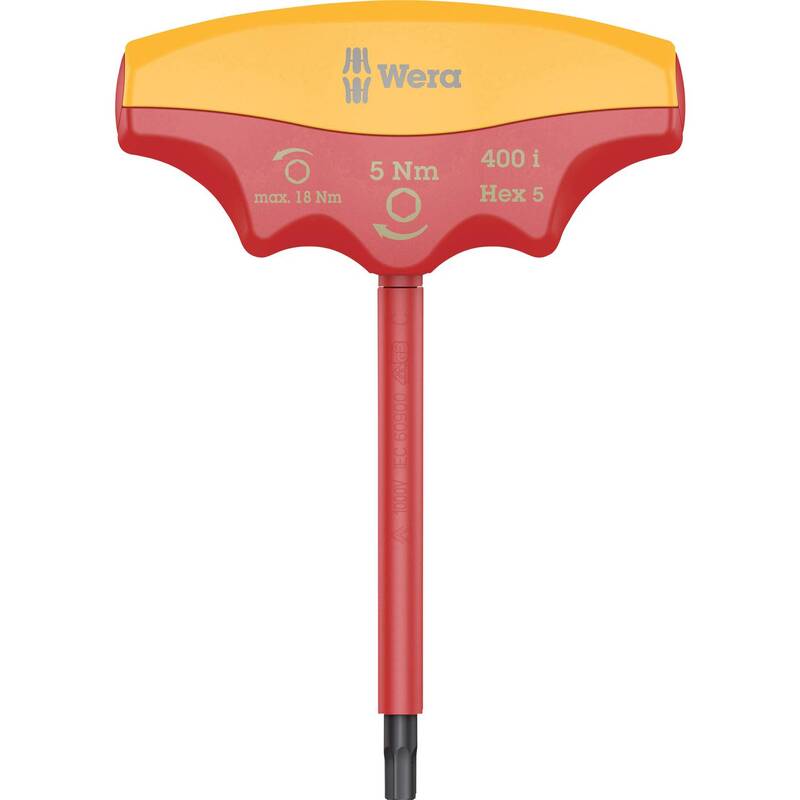 Wera Drehmomentindikator Schraubendreher 400 i VDE Hex Innensechskant Werkzeug - 4013288206398